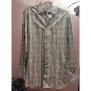Turnbull & Asser‎ London Shirt Mens 16-41 Cotton Button Up Dress